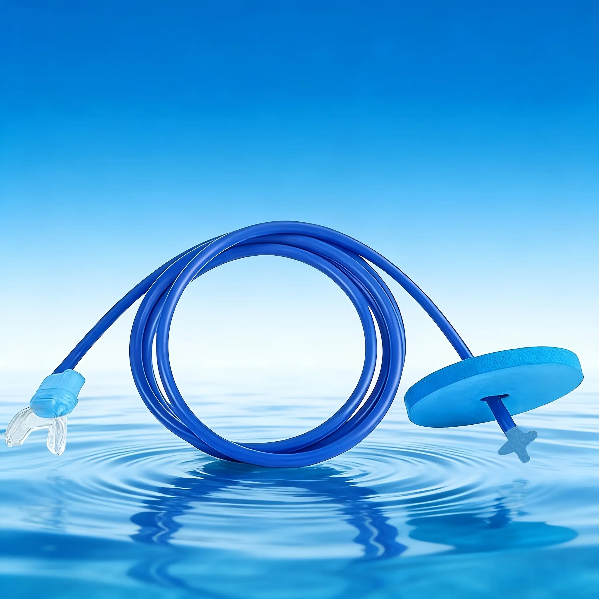 Diving Breathing Tube Set, Anti-Choke Single Dual-Head Respirator, Silicone Material, Leak-Proof Underwater Training Gear, Suitable for Beginners Adults