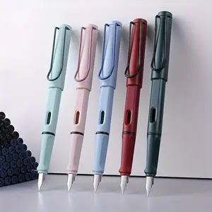 Pen Set, 3 Counts EF 0.38mm Pen with 20 Replaceable Ink Sacs, Writing Pen, Aesthetic Pens for Calligraphy and Positive Posture Practice, Office Stationery & Supplies