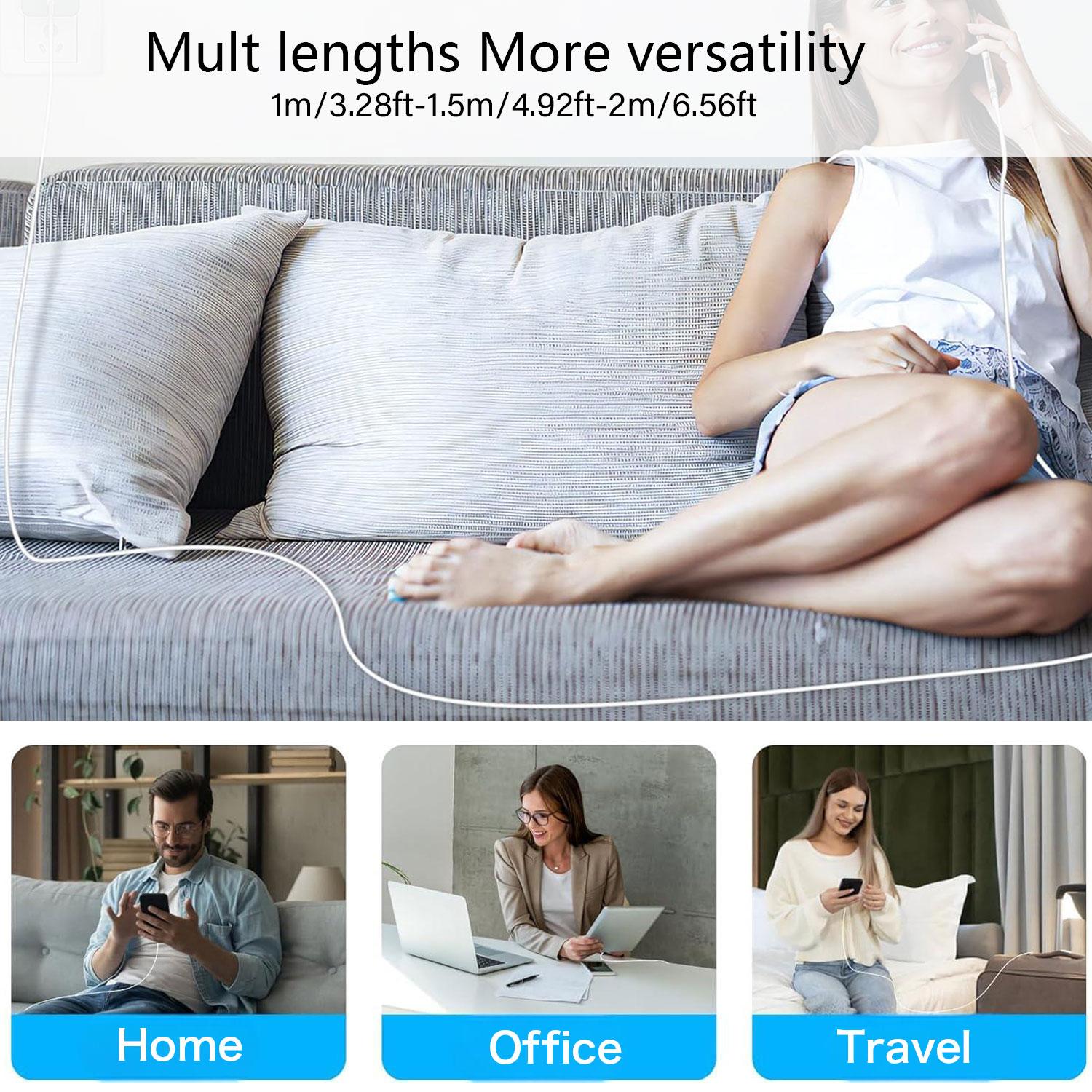 iPhone Charger, 20w USB-C Fast Charging Adapter with 1 Meter Cable, Compatible with iPhone 14/13/12/11/x/8/7 Models