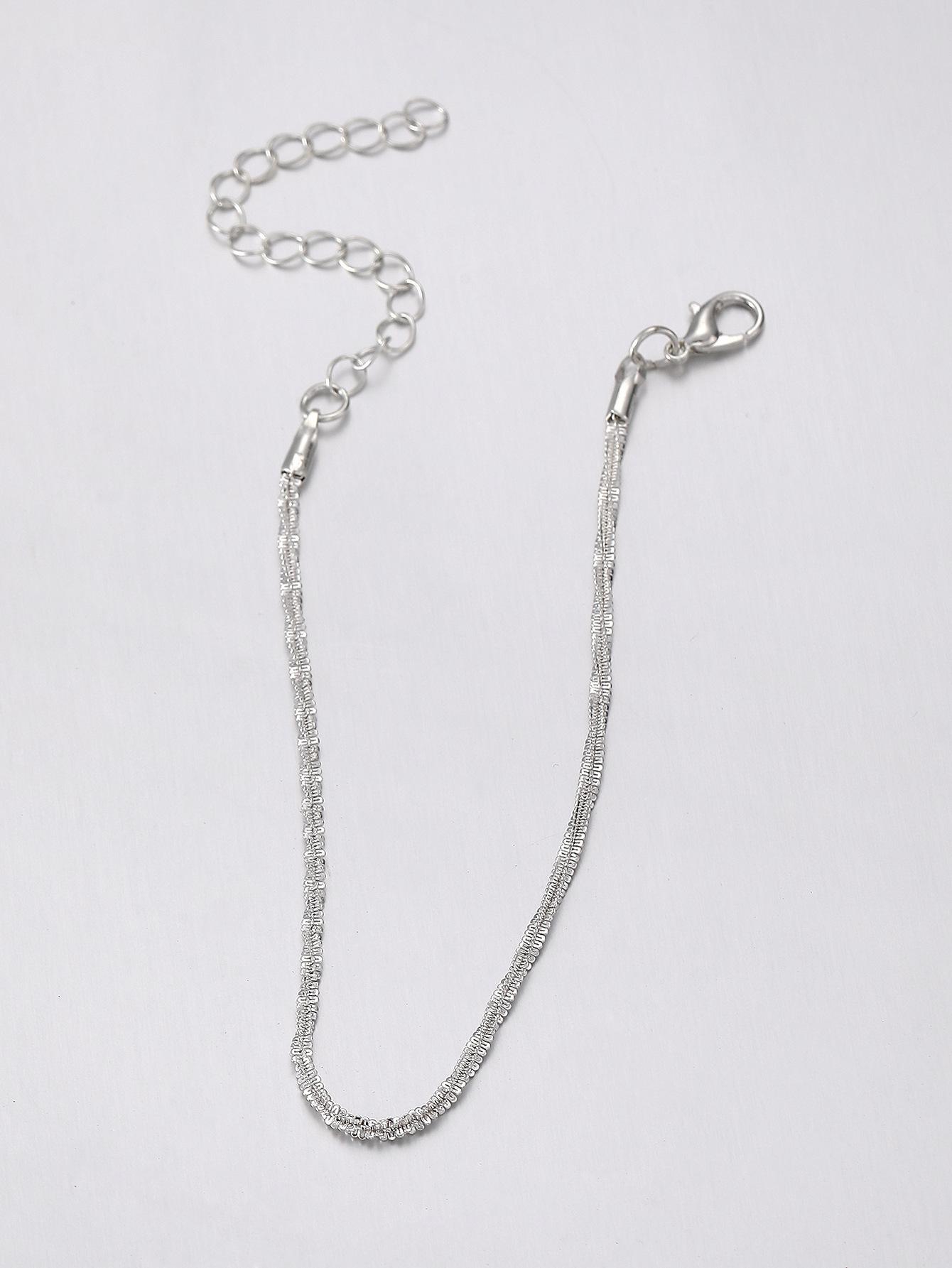 Fashionable and trendy beach hot-selling sparkling anklet for women, high-end minimalist style, glittering starry anklet, foot jewelry gift