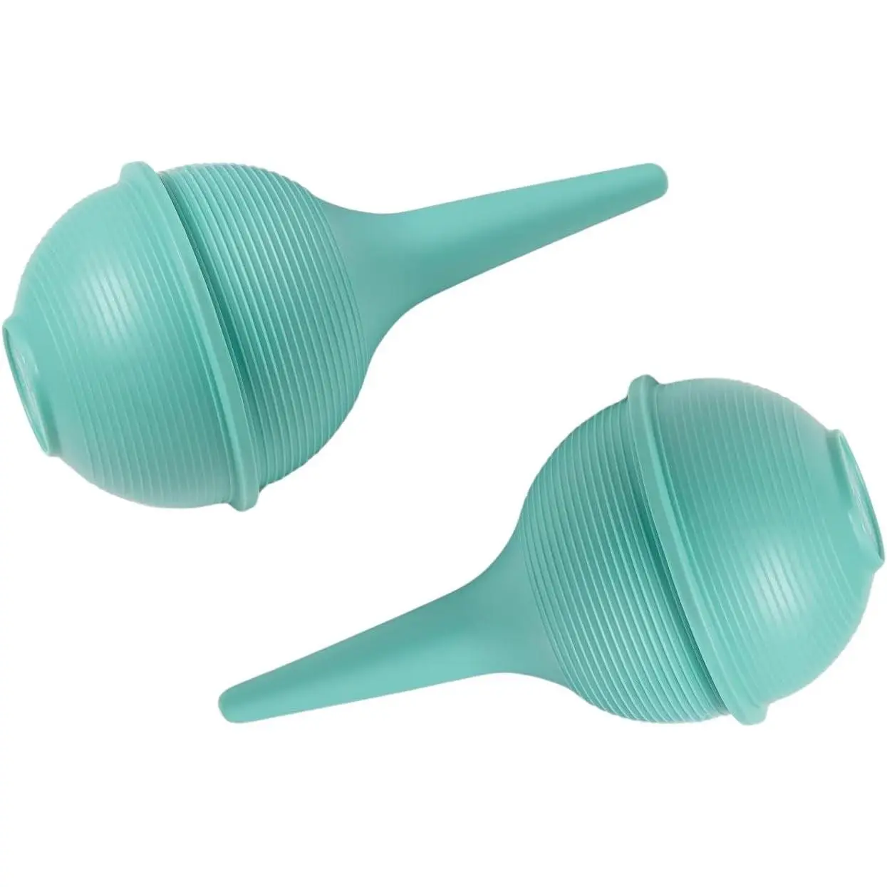 Baby Nasal Aspirator & Ear Wax Bulb Syringe, Green, 3 Oz, 2-Pack(Gift)