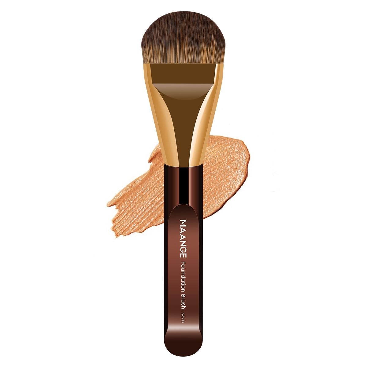 Makeup Brush, Foundation Brush, Contoured Foundation Brush, Mask Brush, Makeup Accessories, Professional Makeup Tool for Women & Girls