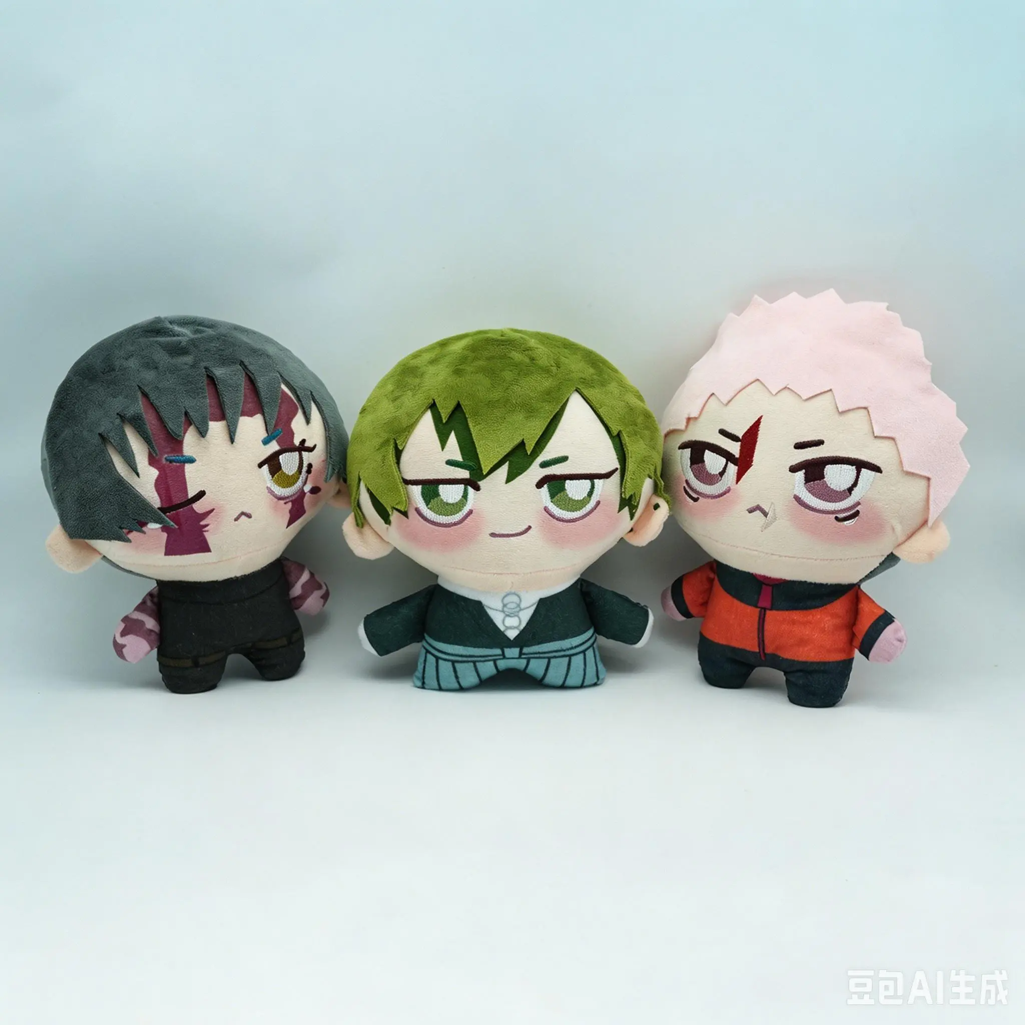 Jujutsu Kaisen Soft Stuffed Collectible Dolls - Maki Zenin, Yuji Itadori, Naoya Zenin & Cursed Naoya Styles - Soft Huggable Stuffed Figure Dolls for Anime Fans, 4-Style Anime Toy Collectibles
