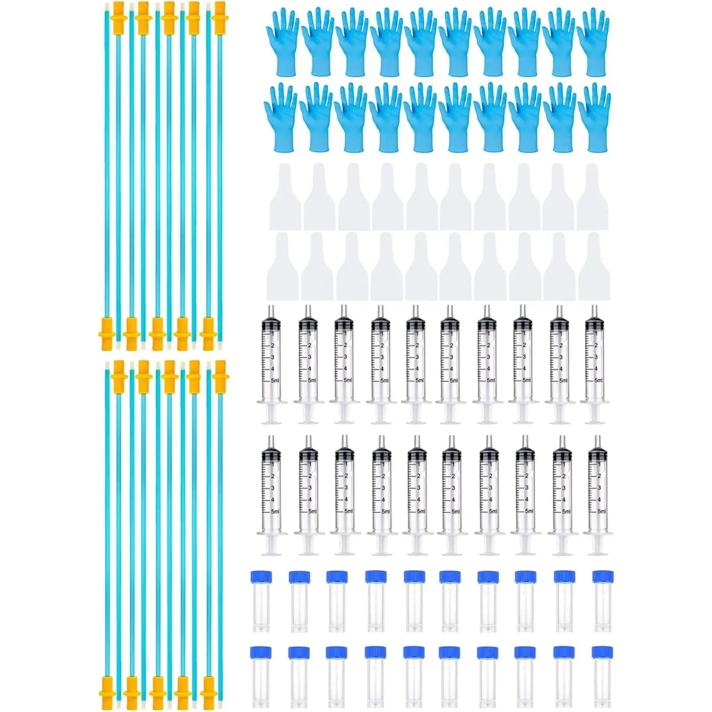20 Set AI Artificial Insemination Dog Breeding Kit, Canine Breeding Kit, Dog Insemination Breeder Kit, Disposable Canine Artificial Insemination, Canine Breeding Supplies (11.8 inch) M