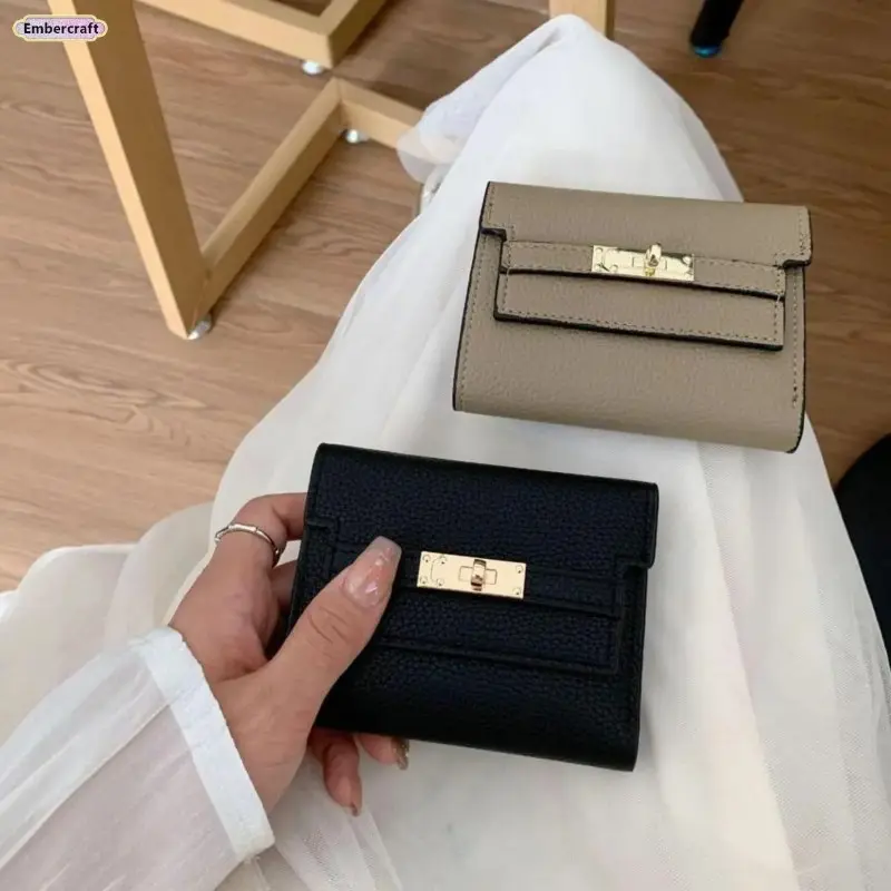 Women's Romantic Mini Bifold Wallet, Slim Vegan PU Leather RFID Blocking Card Holder Purse with Snap Zip for Travel and Daily Use, Funky, Durable Fashion Wallet, Zipper Pouch Wallet