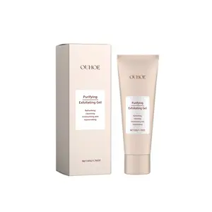 1pc - Gentle Exfoliating Gel, Facial Scrub, Pore Cleanser, with Glycerin, Deep Cleanses Excess Oil, Helps Smooth Skin Texture