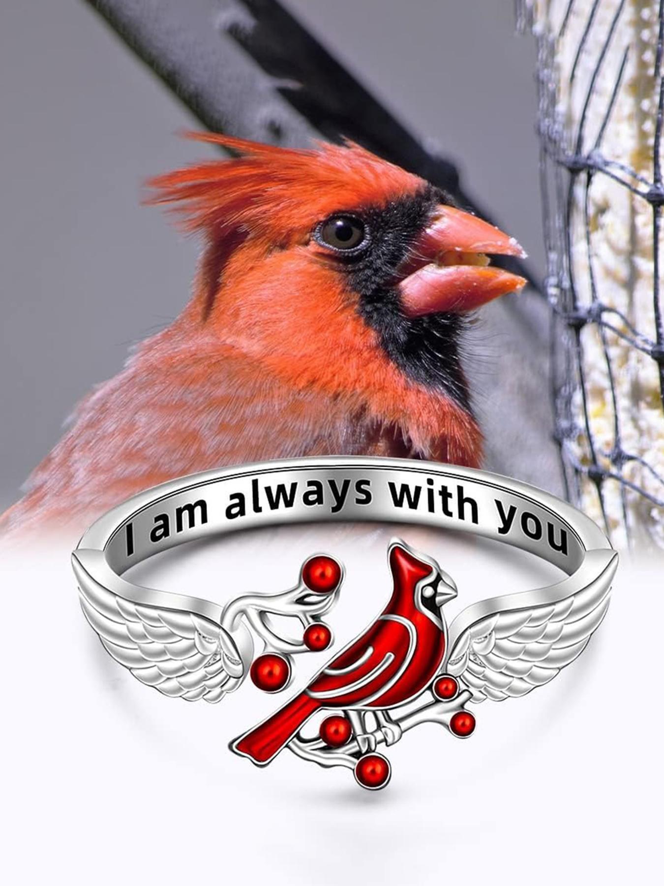 S925 Sterling Silver Bird & Wing Design Cuff Ring, Engraved Ring, Statement Ring, Girlfriend Gifts, Adjustable Ring with Gift Box for Women & Girls, Fashion Jewelry for Party, Daily Decor, Jewelry for Birthday Gift, Valentine's Day, Unique Rings