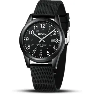 Unisex Quartz Watch with Simulated Movement, 30M Waterproof, Luminous Easy-to-Read Dial, Military Time Band, Ideal for Medical Professionals (Nurses) & Sport Enthusiasts choice gift fashion wristwatch business