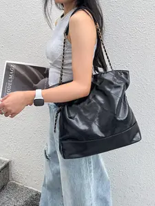 New Argyle Chain Tote Bag, Fashionable High-End Commuter Backpack, Shoulder Crossbody Bag, All Seasons Style