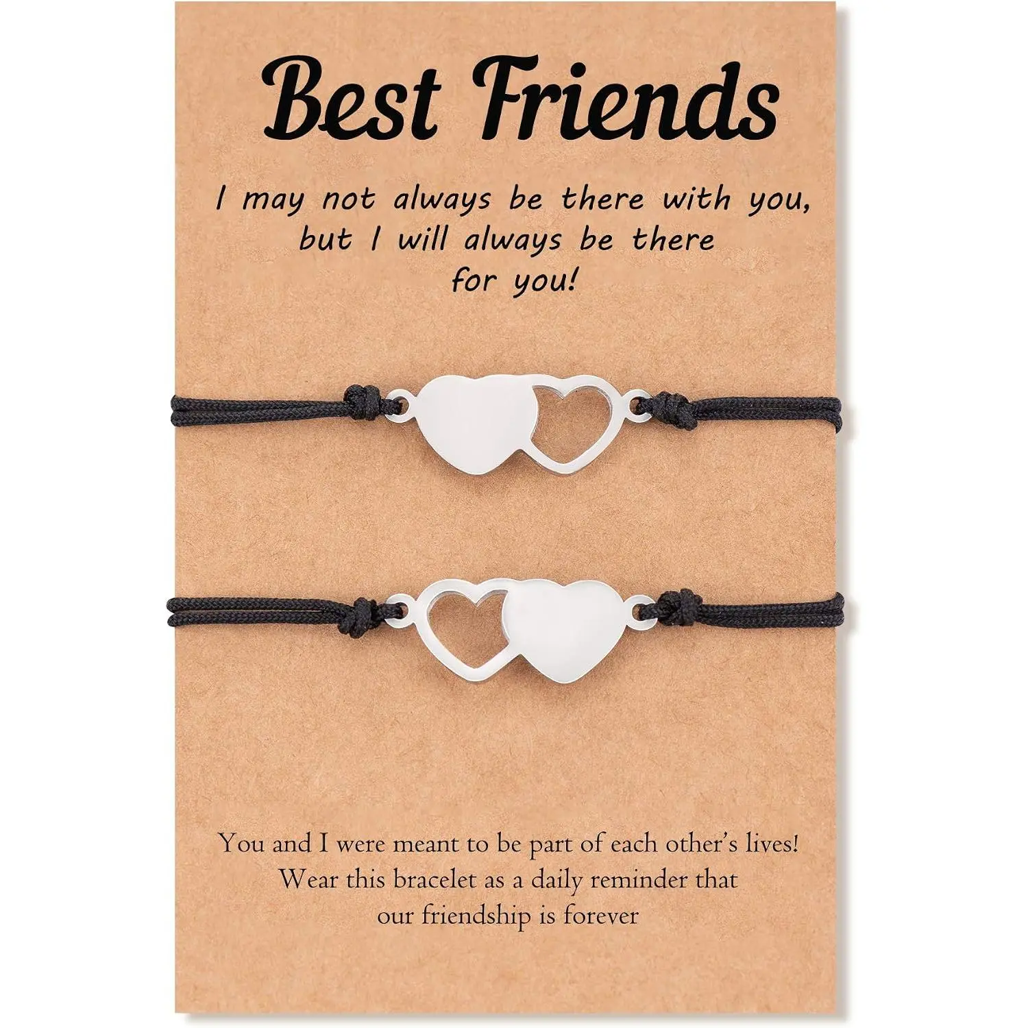 2/3/4/5/6 Pcs   Bracelets Bff Matching Heart Bracelet   Friendship Gifts for Women  Girls Teen