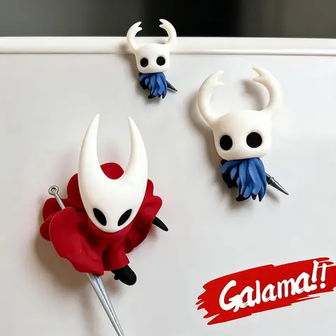 Hollow Knight Magnetic Fridge Magnets 🦋🎮 - Refrigerator Decorating Magnet Cute Desk Decor Collectible Souvenirs, Magnetic Item, Perfect Gift for Friends & Gamers, Black Friday Deal: Ideal Halloween/Christmas/New Year Present 🎁