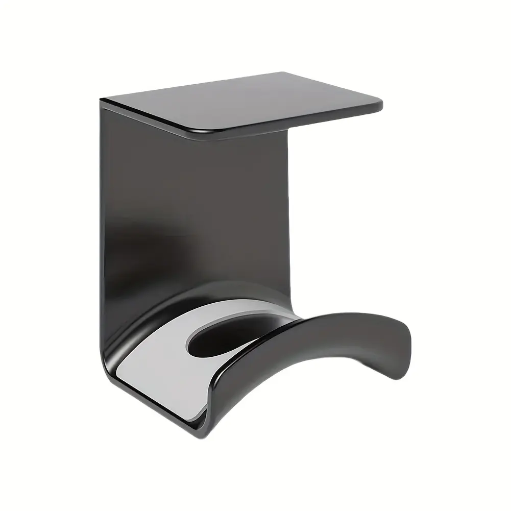 Gaming Headphone Stand Compatible for Headphones, Headset - Under-Desk Headphone Holder with Arm Clamp, Headphone Hanger, Clamp Based Mount, Space-Saving Modern Minimalist Desk Accessories (No Electronics)