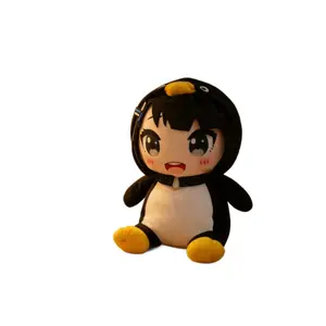Cute little penguin doll cooing quack plush doll anime periphery cotton doll children's birthday gift