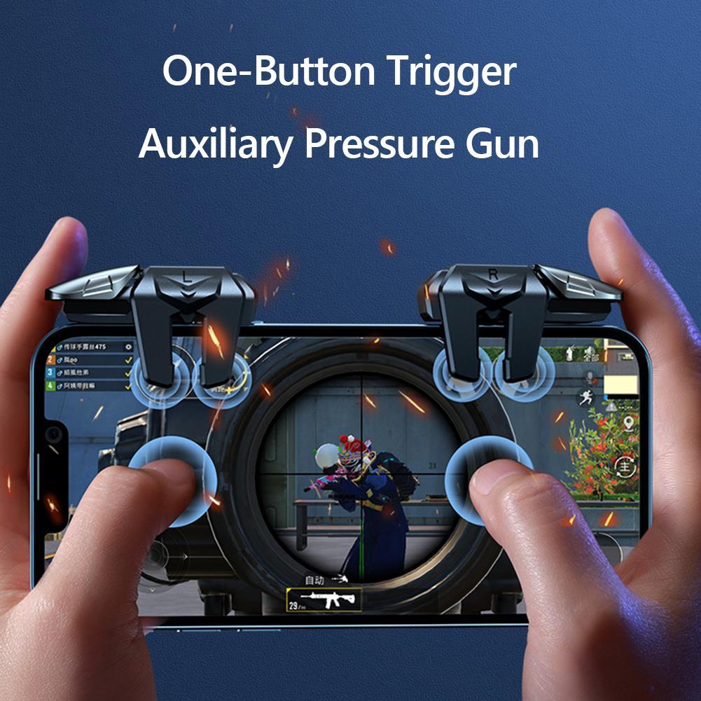 Mobile Phone Game Trigger Gamepad Joystick 6-Finger Aim Shooting L1 R1 Key Button Game Fingertips PUBG Game Controller