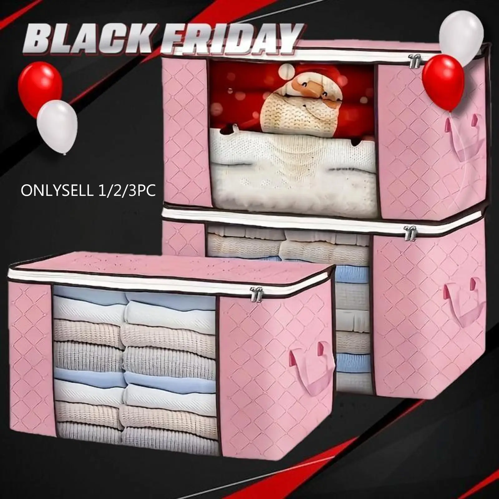 Large Capacity Storage Bags for Clothes, Foldable Blanket Organizer for Bedroom and Closet, Home Storage Solutions, Foldable Design, Versatile Storage Bag, Storage Carrying Bag