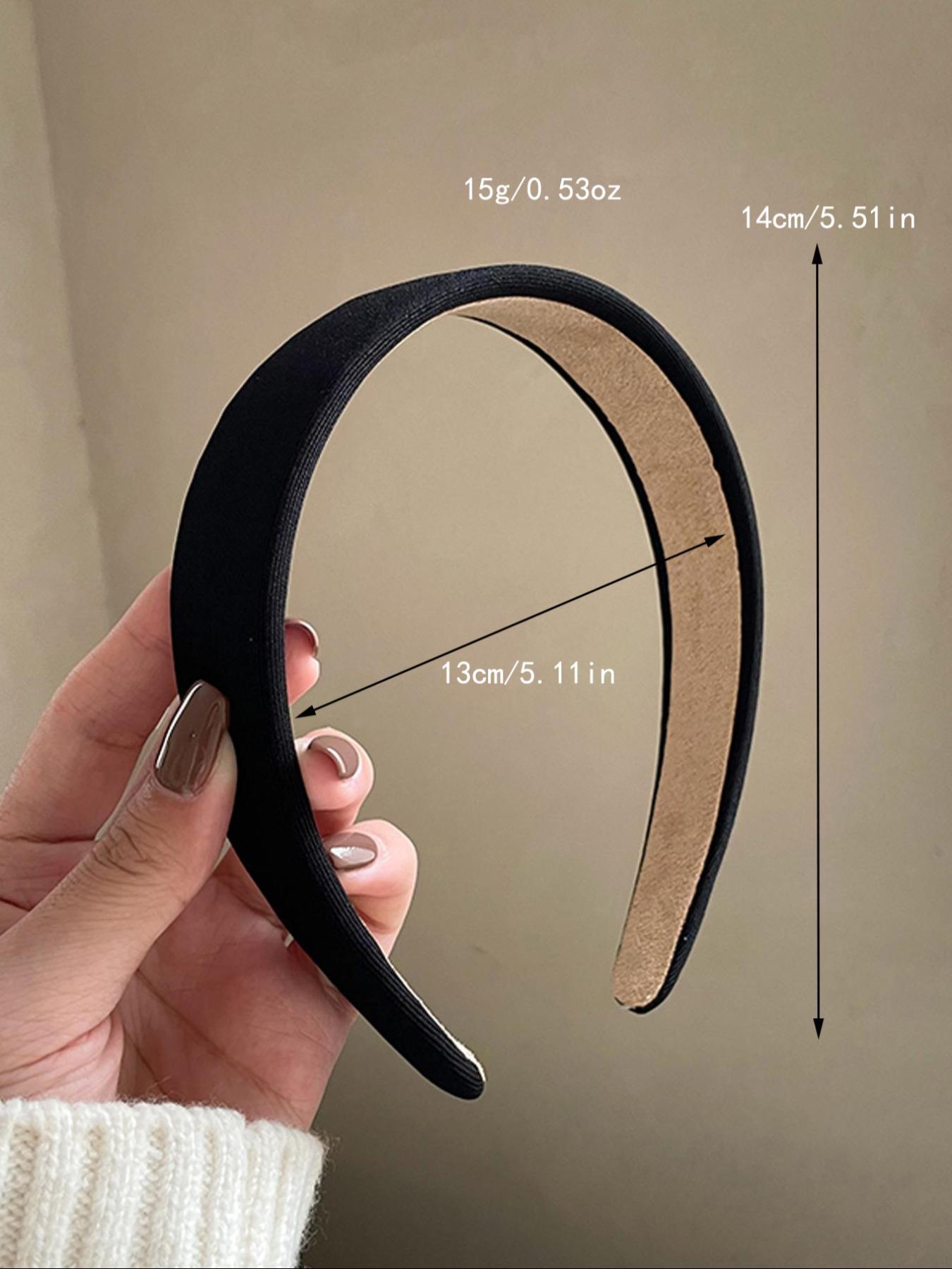 Solid Color Wide Band Hair Hoop, Elegant Hair Accessories for Women & Girls, Minimalist Headwear Suitable for Thick Hair, Headbands Women, Soft Headband Solid Color Wide Band Hair Hoop, Elegant Hair Accessories for Women & Girls, Minimalist Headwear Suitable for Thick Hair, Headbands Women, Soft Headband