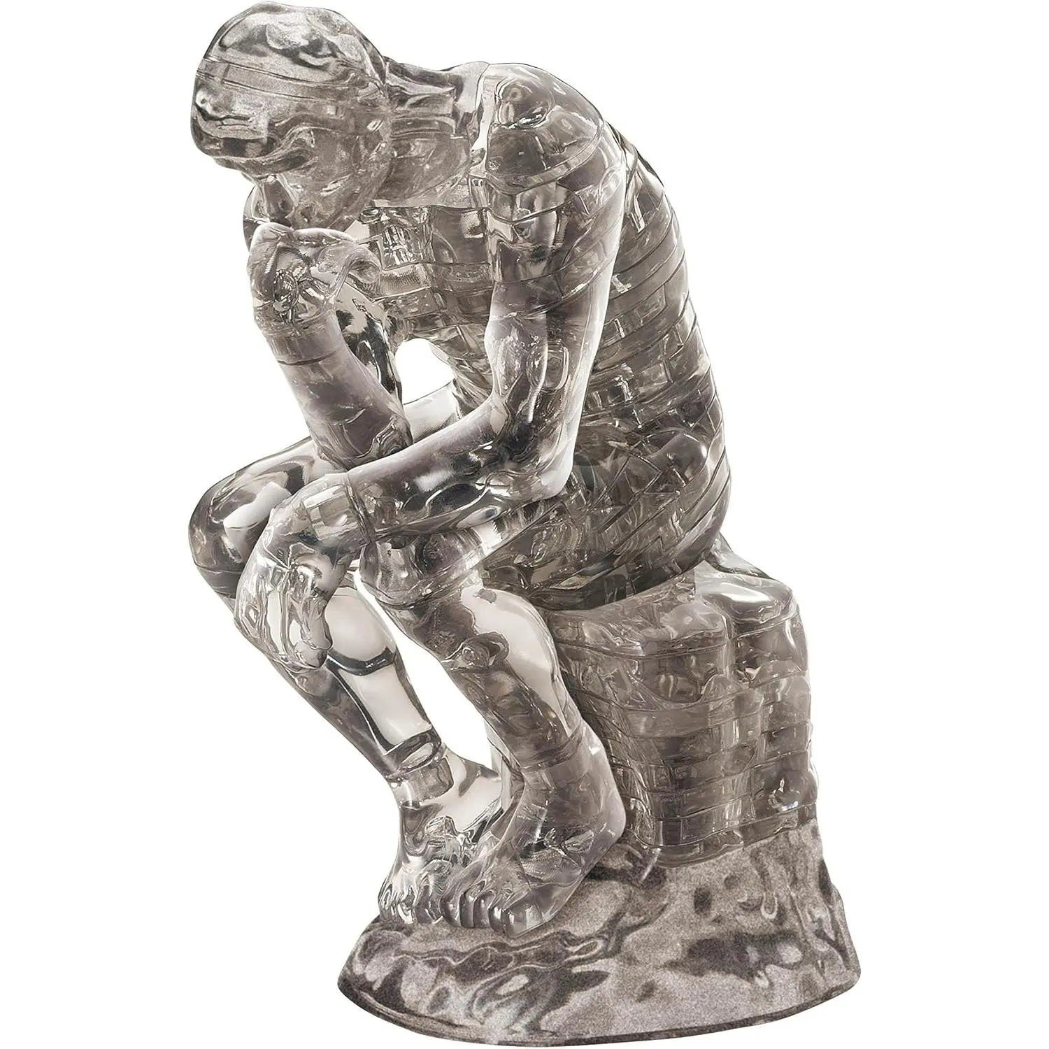 Crystal Clear 3D Puzzle - The Thinker (43Piece) Crystal Puzzle
