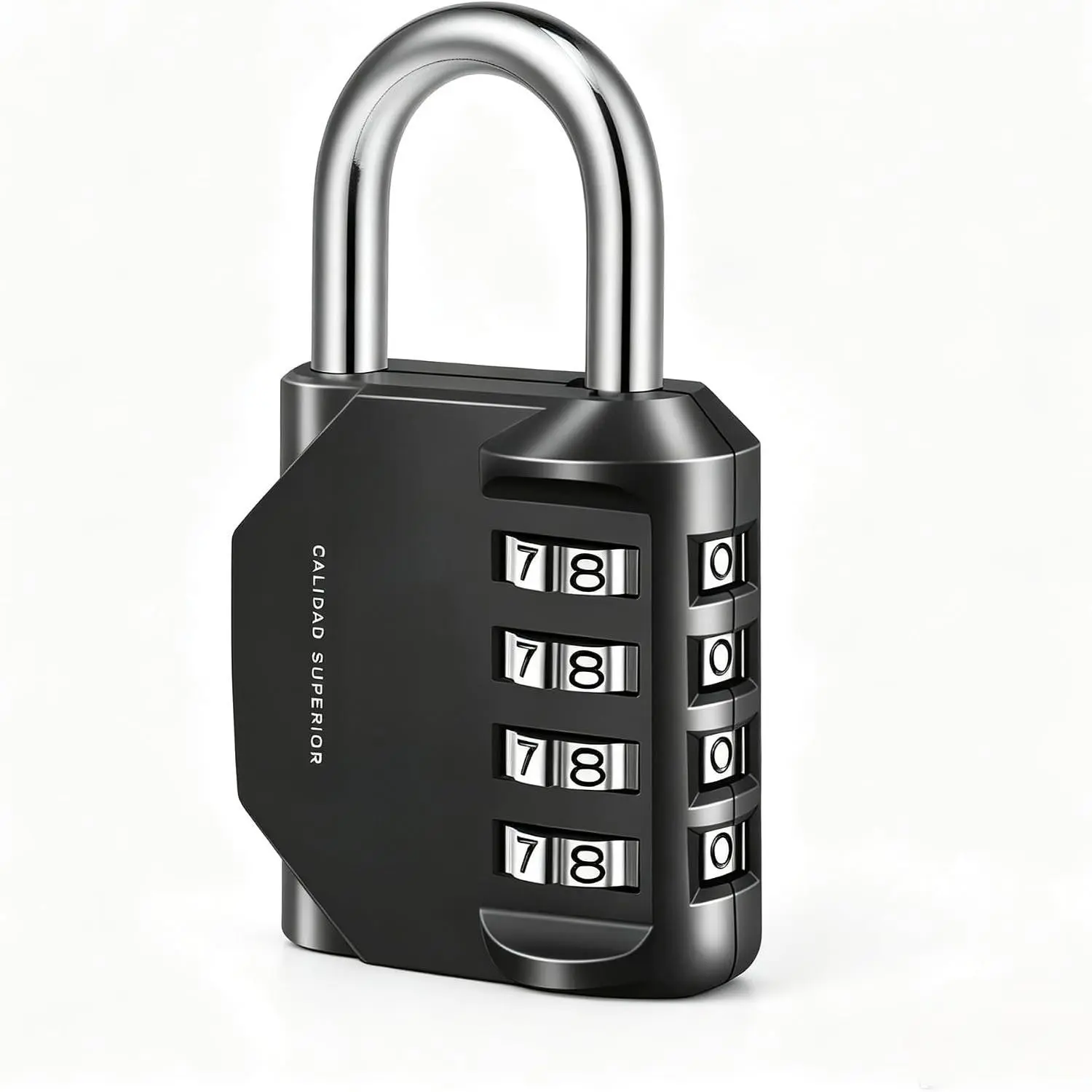 Combination Lock - 4 Digit Locker Lock  Resettable Padlock, Heavy Duty Zinc Alloy  Lock for Gym School Locker, Toolbox, Gate, Fence, Cabinet, Storage, Indoor & Outdoor Use | Outdoor, School, Gym, Locker, Cabinet, Garage, Gate, Shed