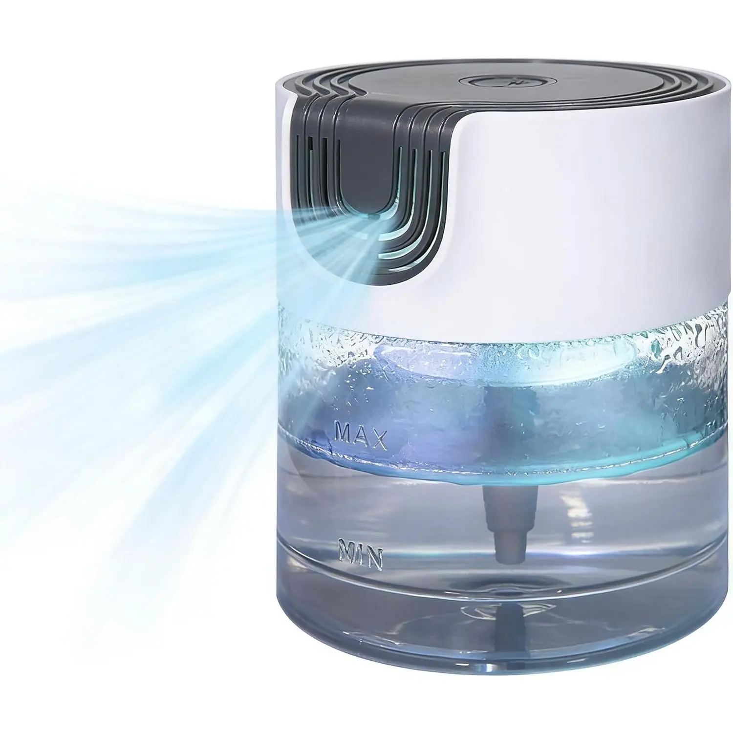 [2026 Upgraded version]Water Air Purifier for Home, Variable Speed ,1300ml Water Based Air Purifier ,Air Washer Humidifier ,Freshener for Smoke ,Essential Oil Aroma Diffuser with LED Night Light