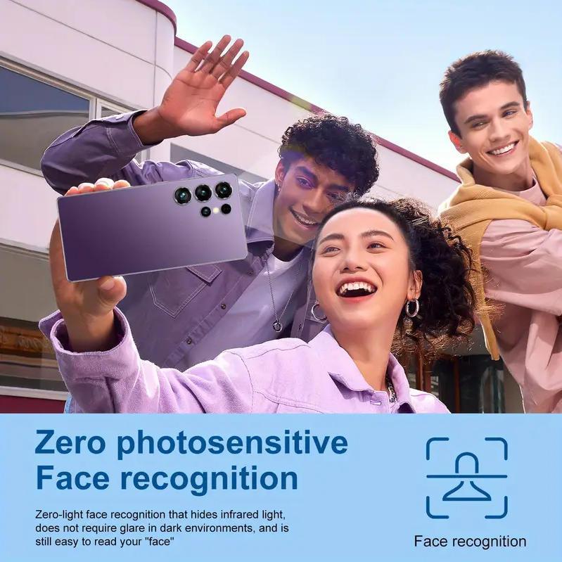 S25 Ultra Unlocked 5G Smartphone, 12GB+512GB, 6800mAh Battery, Fast Charging Capability, Android 14 System, 108MP+48MP Camera, Face & Fingerprint Unlock | Dual SIM | Autofocus | Built-in Pen | Card Port