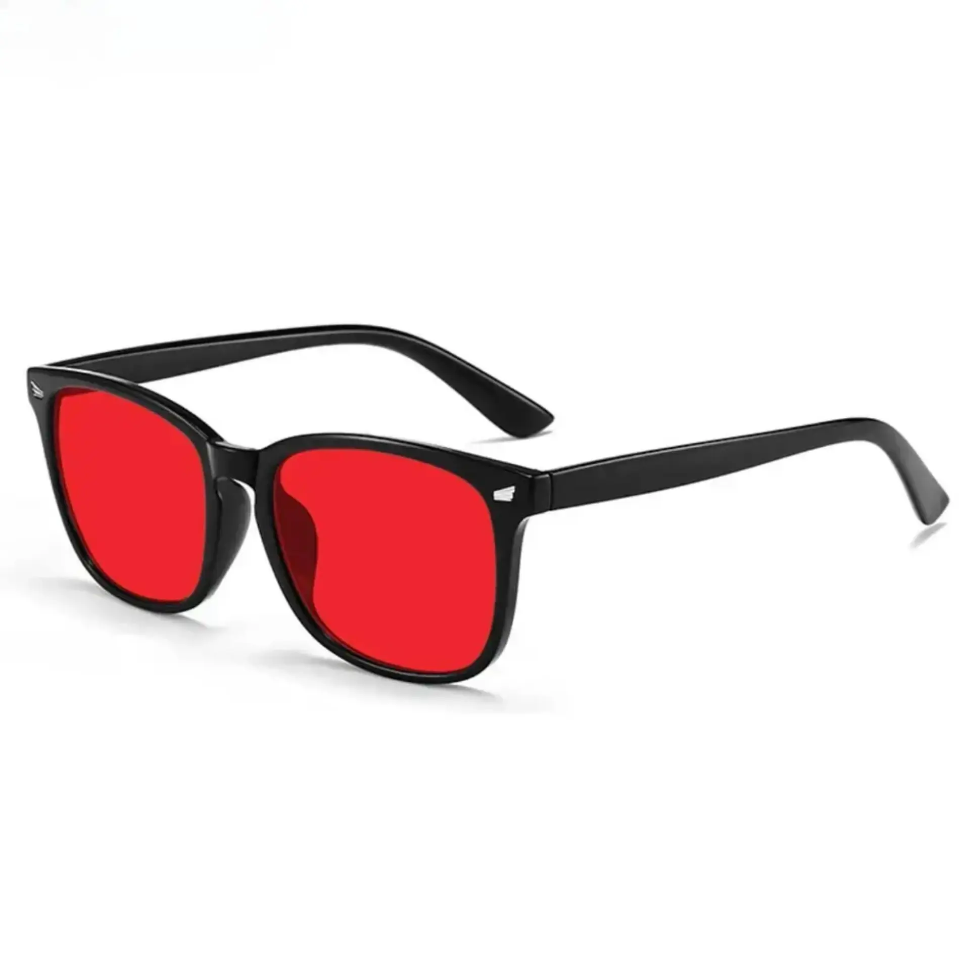 Aesthetic TR90 Blue Light Glasses with Blue-Red Filter, Lightweight Unisex Frames for Anti-Fatigue Screen Protection During Gaming & Work