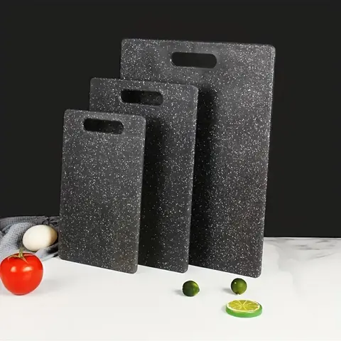 Marble Pattern Chopping Board, 3 Counts/set Non-slip Durable Chopping Board, Kitchen Cutting Board, Cooking Cutting Board, Durable Cutting Boards, Kitchen Accessories, Household Kitchen Products, Kitchenware