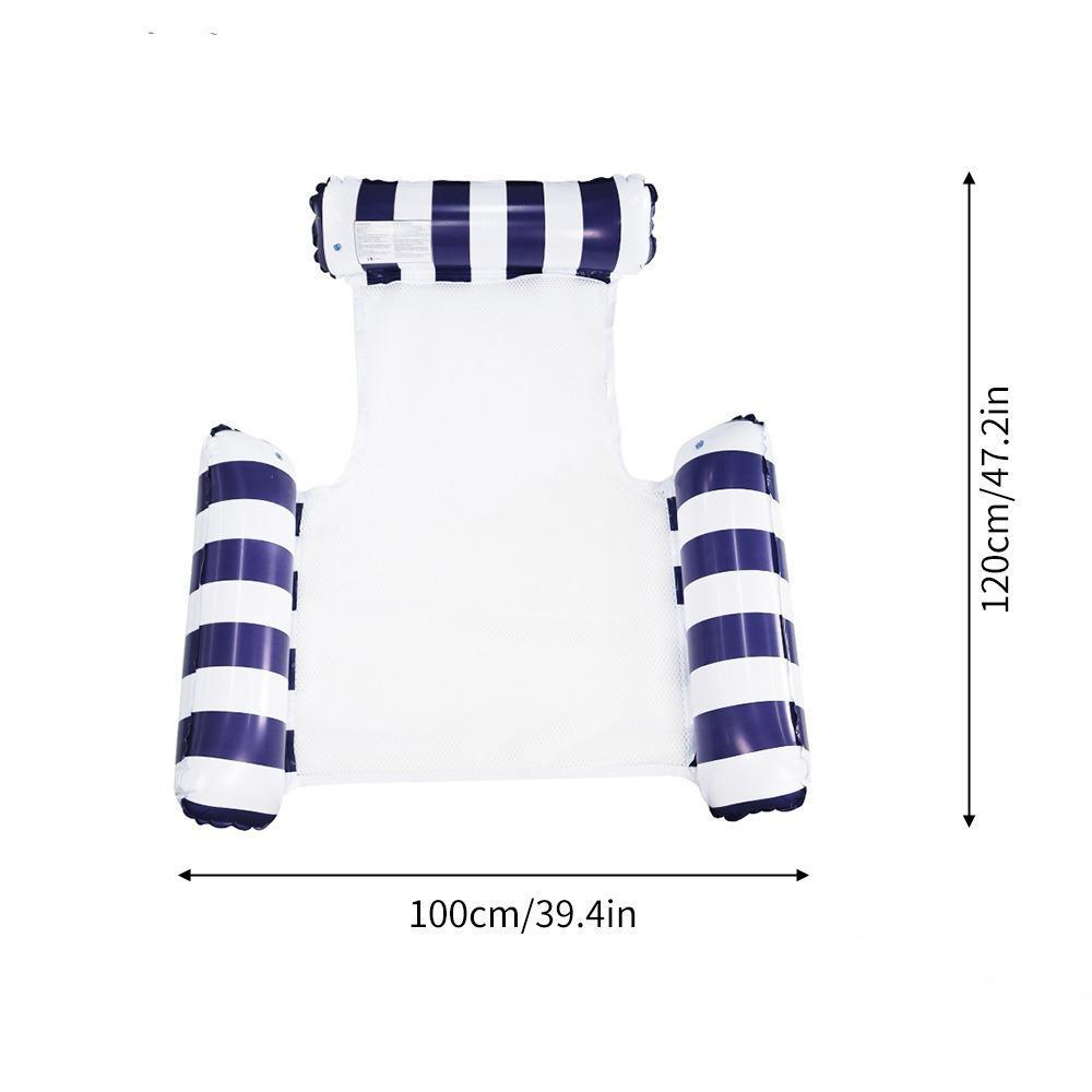 Inflatable Foldable Water Hammock, Portable Water Hammock, Swimming Pool Floating Lounge Seat, Outdoor Swimming Accessories #GLOBAL PICKS