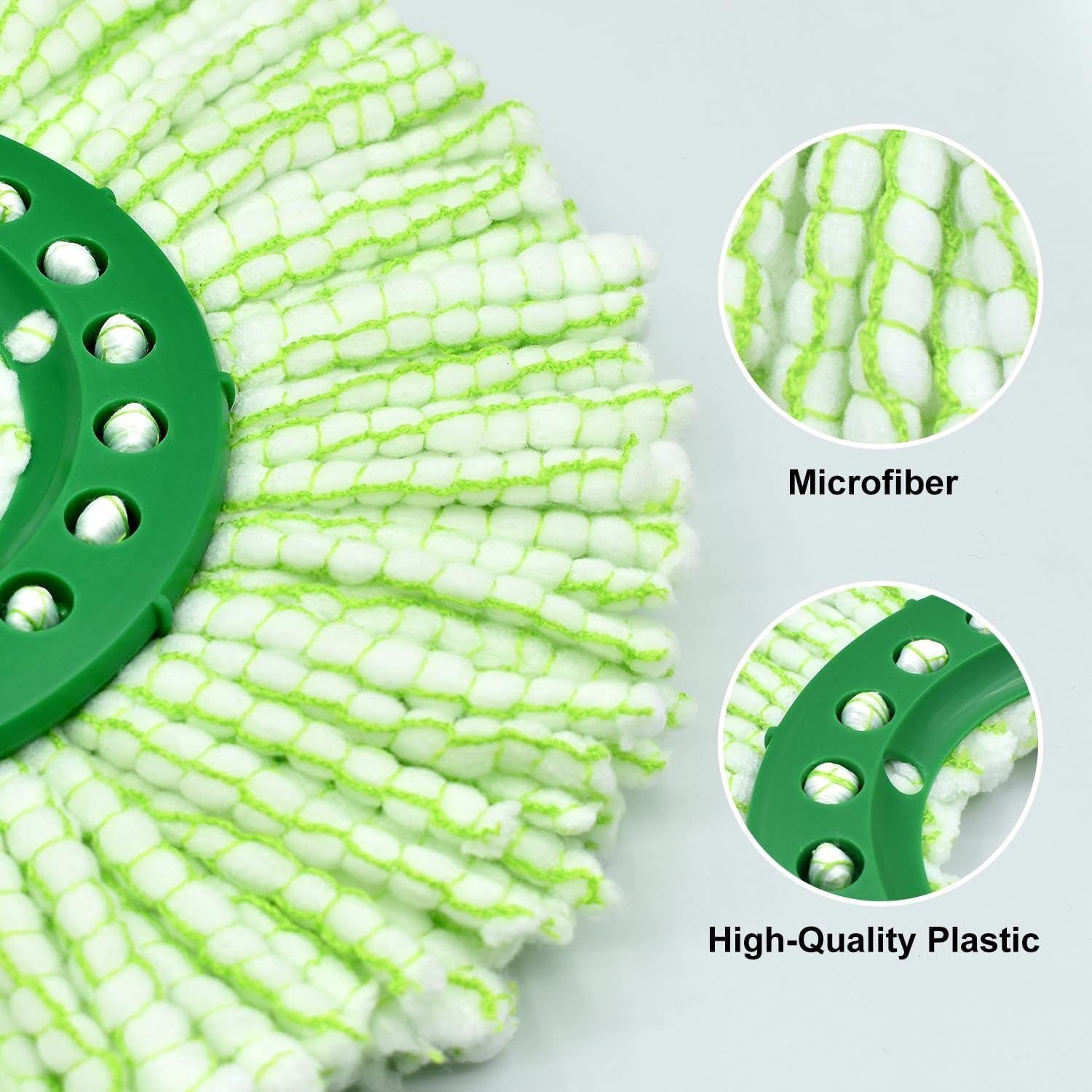 Tornado Spin Mop  ONLY Compatible with      , Washable &  Libman Mop  Replacement Refill for Tornado Mop (NOT for Old Version)