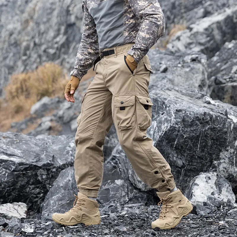 2026 Summer New Trendy Sports Pants, Multi-Pocket Loose Fit Plus Size Cargo Pants, Men's Detachable Tactical Casual Pants