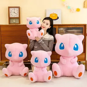 35/45CM New Pokemon Mew Plush Cute Huge Toys Pink Mew Anime Doll Cute Stuffed Plushie Gift For Children Birthday Kids
