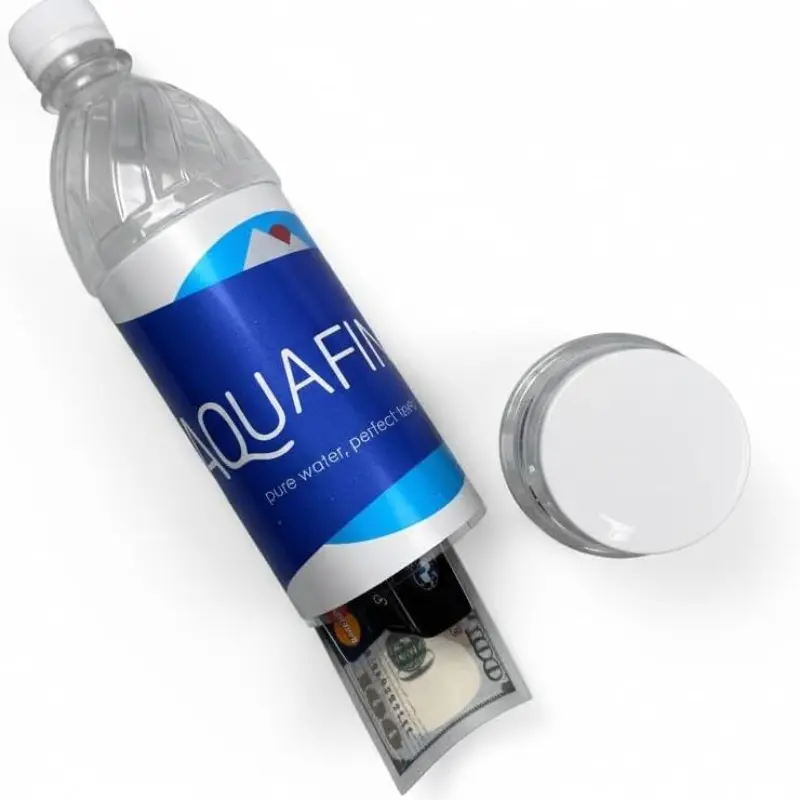 Aquafina Diversion Safe Plastic Fake Water Bottle with hidden compartment Storage Money Creative Medicine Bottle Fun Insurance Box Hidden Stash Container Secret Stash Container
