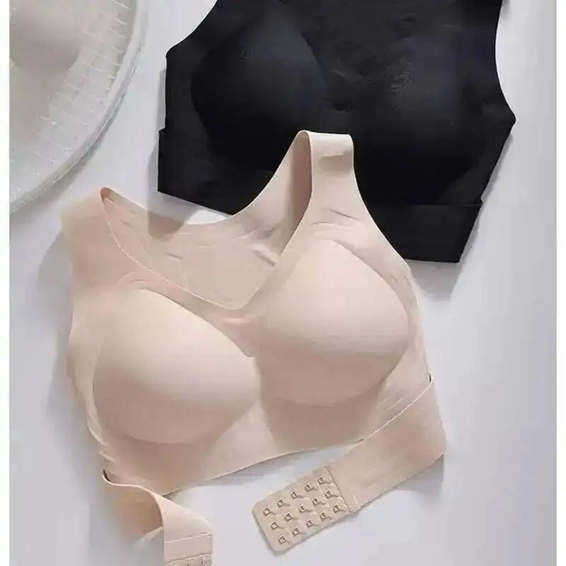 Shaping Posture Corrector Push-up Bra Women Seamless Wireless Underwear Front Button Bra Back Support Underwire Sport Bra Yoga