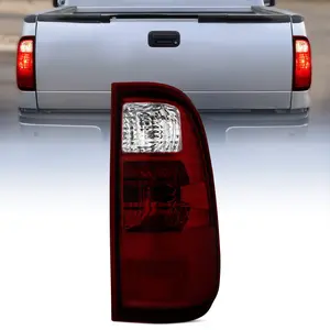 Nilight Waterproof Durable Taillight Assembly - Compatible with 2008-2016 Ford F250 F350 F450 Super Duty, OE-Style Driver Side Dark Red Rear Lamp Replacement, DOT-Compliant, 1-Way Vent, Boosts Nighttime Visibility