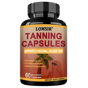 Tanning Capsules – Supports a Natural Golden Glow with Astaxanthin, L-Tyrosine, Copper & Polypodium Leucotomos and More – 60 Capsules