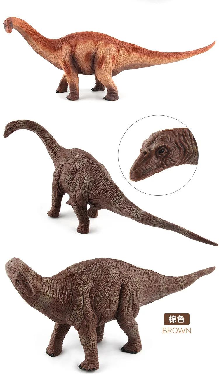 Realistic Simulated Animals Model Jurassic Herbivorous Dinosaur Apatosaurus Brachiosaurus Decor Toys For Children Birthday Gifts