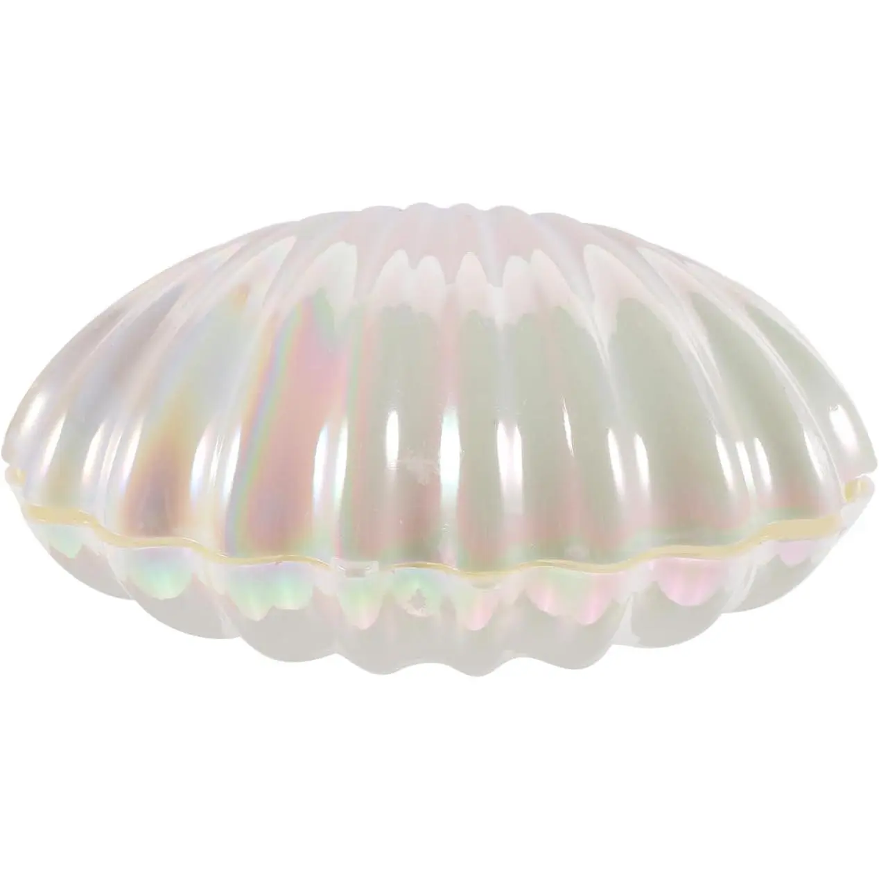 Pearlescent Shell Shaped Trinket Box Large Decorative Candy Container for Party Favors and  Storage Clam Shell Design for Wedding Birthday and Travel Use