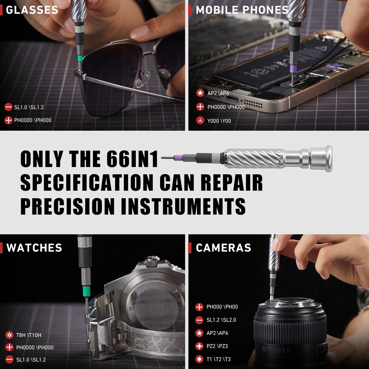 Magnetic Screwdriver Set, Multifunctional Screwdriver Drill Bit Set, Replaceable Screwdriver Bits, Household Repair Tool Kit with Detachable T-shaped Ratchet Handle, Tools & Hardware
