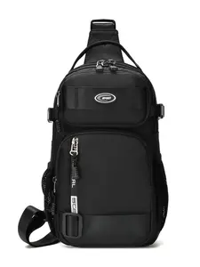 Men's Oxford Fabric Crossbody Messenger Bag, Lightweight Multi-Functional Large Capacity Travel Bag, Portable Casual Outing Backpack