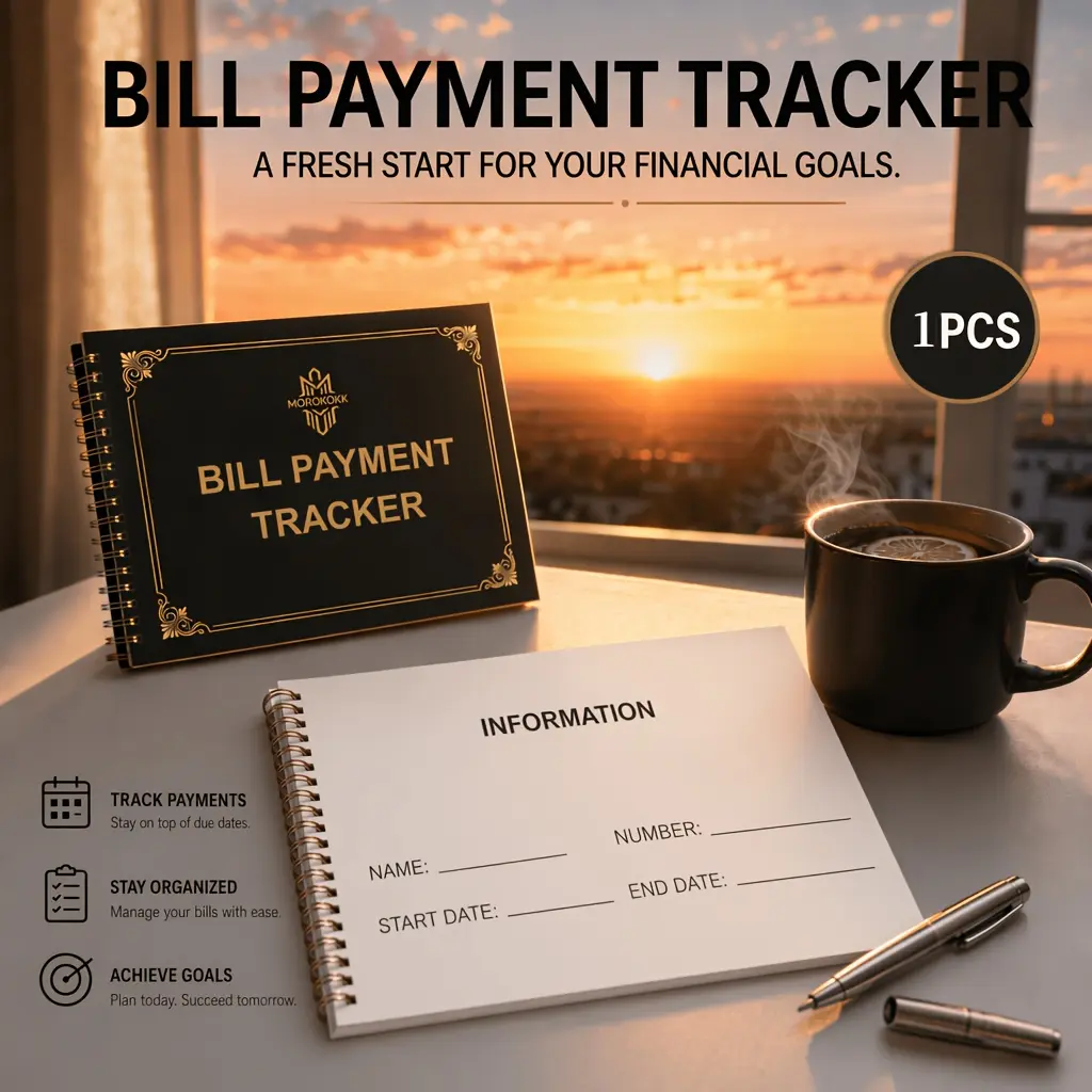 3-Year Monthly Budget Tracker Notebook, 36 Months Expense & Bill Payment Log Book, Family Financial Planner Journal for Daily Spending, Debt Repayment & Household Budget Recording