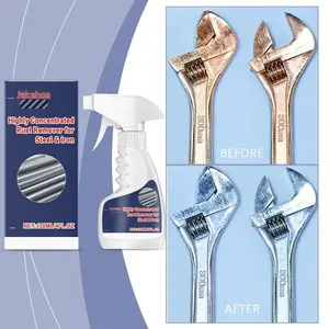 NEW Rust Remover For Stainless Steel Rust Remover Dissolver Fast Rust Removal 500ml Powerful Metal Rust Remover Car Maintenance