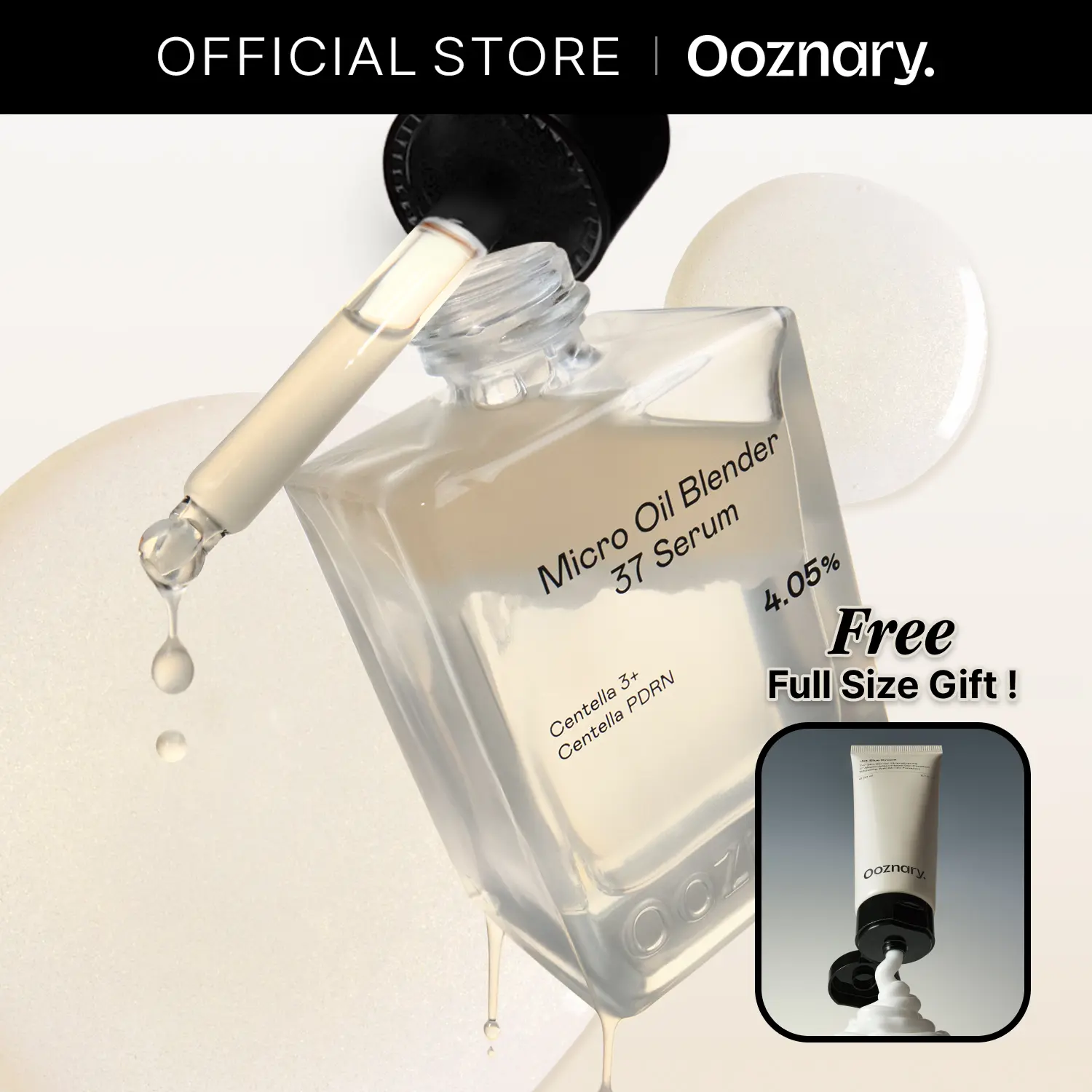 [FREE GIFT] CICA PDRN Micro Oil Serum – 4.05% CICA-PDRN, 6 Types of Centella, Barrier Repair, Plumping, Glass Skin, Hydrating Facial Serum for Sensitive, Dry & Damaged Skin | Korean Skincare | 30ml
