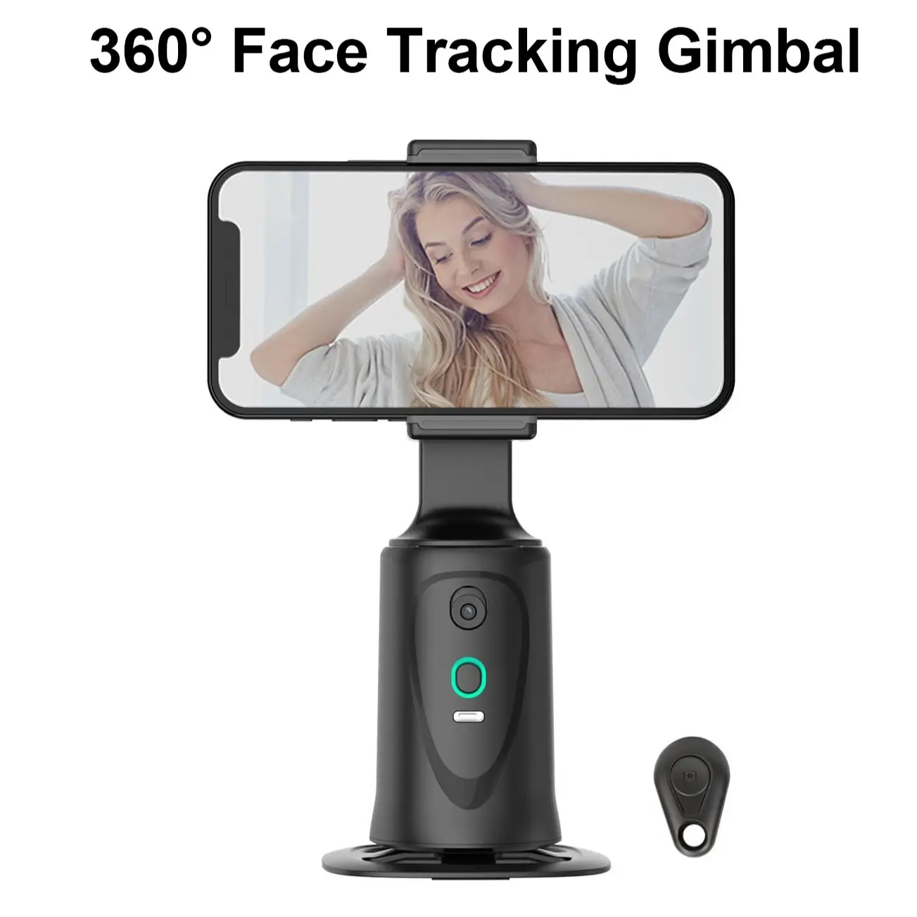 360 Degree Smart Tracking Gimbal Stabilizer, Gesture Control, 360° Rotation, No APP Needed, Ideal for Smartphone Live Streaming and Selfie