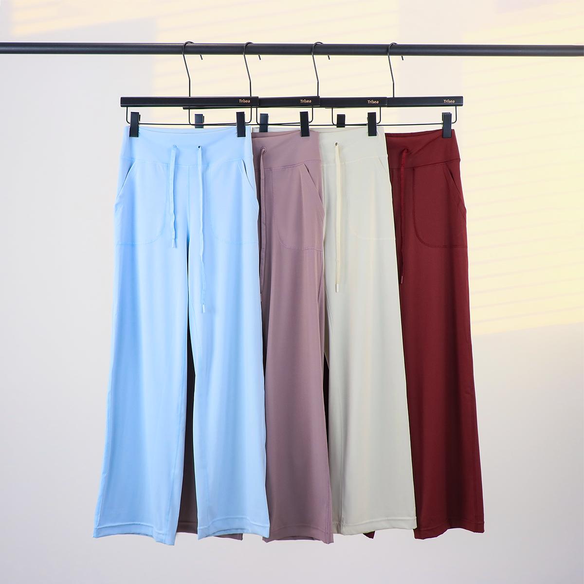 LULU Elegant Women's Straight-Leg Pants: A flattering, tailored fit perfect for both athletic and casual occasions, suitable for all seasons, and expertly crafted.