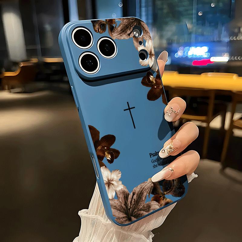 Vintage Floral Aesthetics Soft&Flexible TPU Silicone Phone Case For iPhone 17 Pro Max AIR 16 15 14 13mini 12 11 Plus XR XSMAX Cases For Samsung Galaxy S26 Ultra S25 Edge S24 S23 S22 Plus  Durable|Shockproof|Full Camera Protection