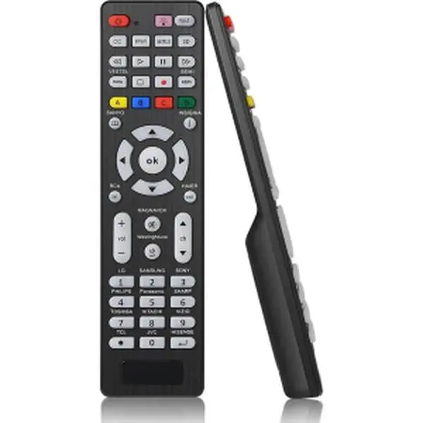 Universal TV Remote Replacement for TCL/LG/Samsung/RCA/Vizio/Philips/Hisense/Sanyo/JVC/Seiki/Hitachi/Magnavox/Panasonic and More Brands LED LCD 3D Smart TV Remote Control