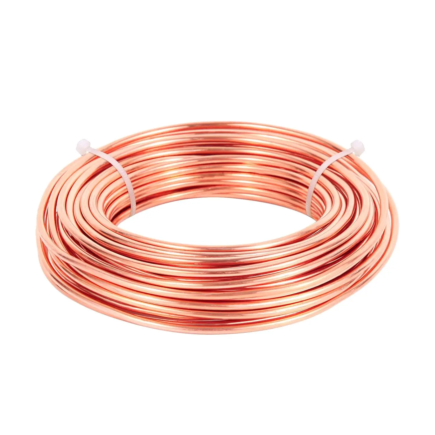 10 Gauge/2.6 mm 10 Feet 5 oz 99.9% Dead Soft Copper Wire for Electroculture Gardening, Jewelry Making, Beading, Science Projects, DIY Artwork, Pure Bare Copper Wire