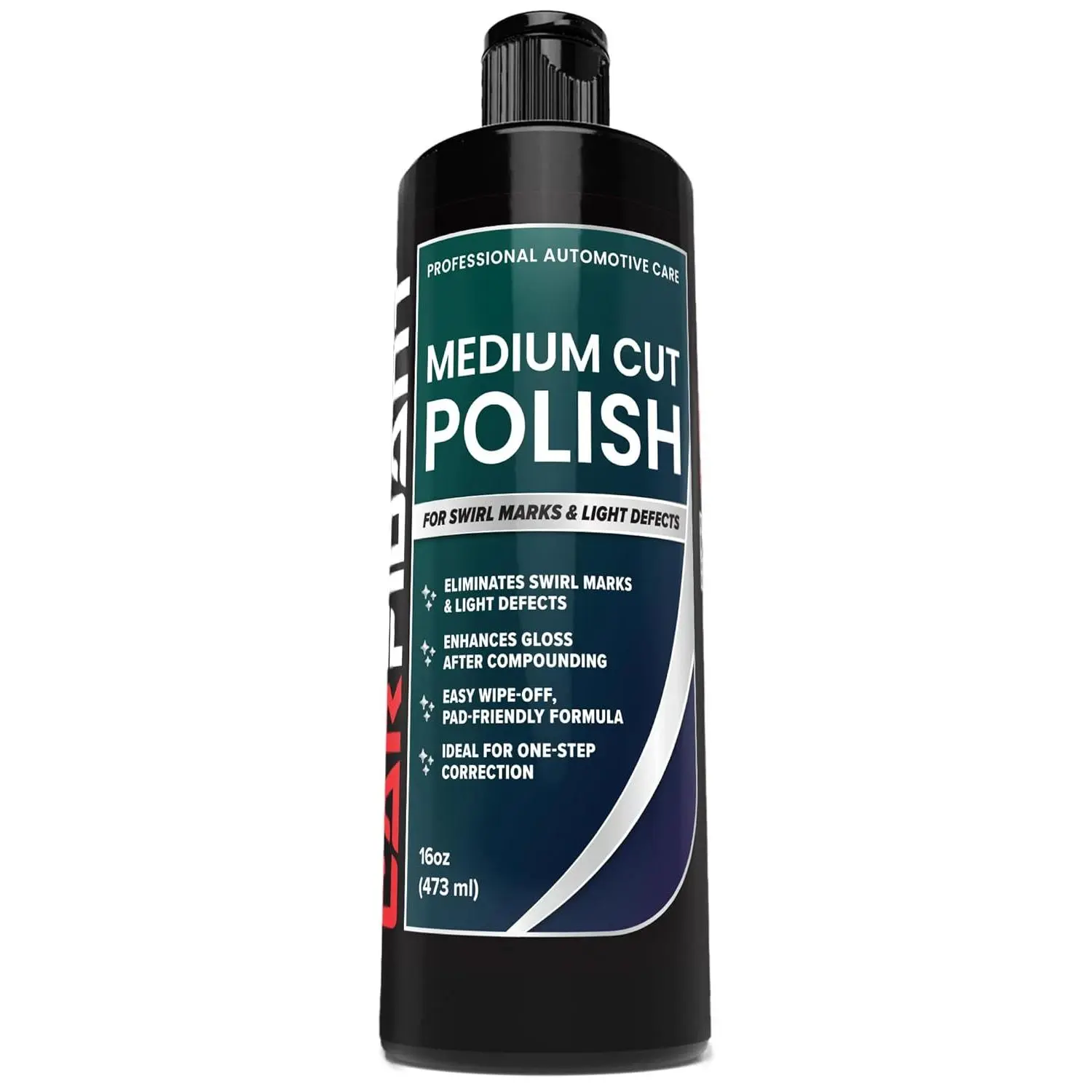 Medium Cut Polish -  Scratch Remover & Swirl Remover - Polishing Compound Restores Gloss & Clarity - -Step  Correction Polish for Hand or DA Polisher - 16 oz