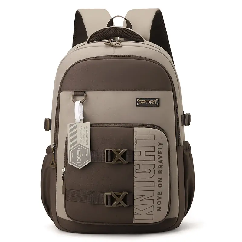 Stylish, high-capacity backpack suitable for outdoor hiking, student use, business-casual settings, and travel; features a dedicated laptop compartment. Traveling Daypack