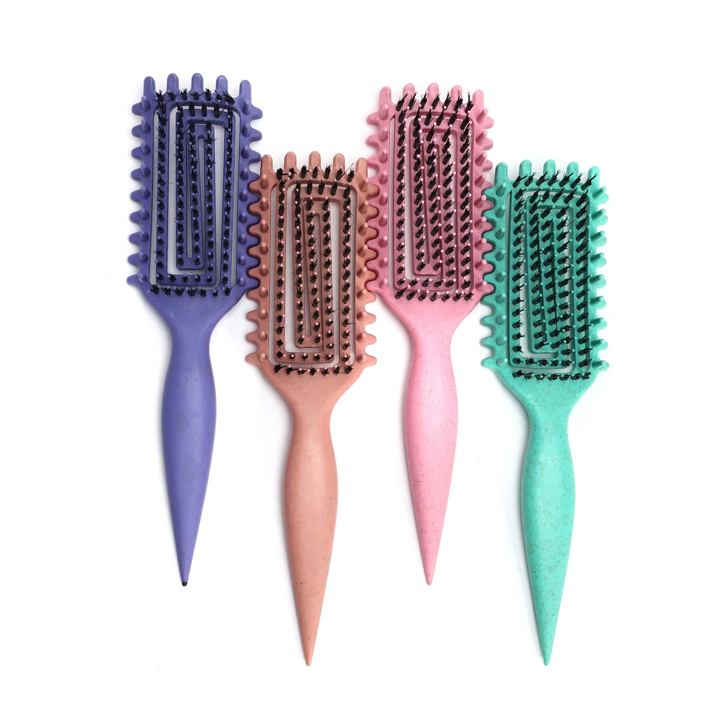 Curly Hair Brush Candy brush Curl Defining Brush Hair Brush Anti Tangling Brush Detangler for Detangling Shaping and Defining Curls for Women, Men, Wet & Dry Hair, Curl Styling Brush