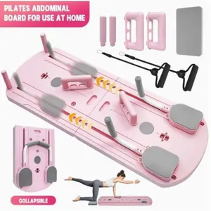 Yoga Board,8 in 1 Multi-Functional ABS Yoga Board Pilates Board - High Quality PVC for Abdominal And Core Strength Training, Folding And Portable Design, Home Fitness Equipment for Men And Women